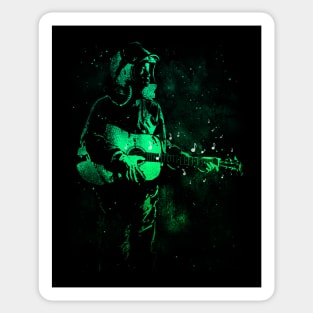 Guitarist Astronaut - Space Tunes Sticker